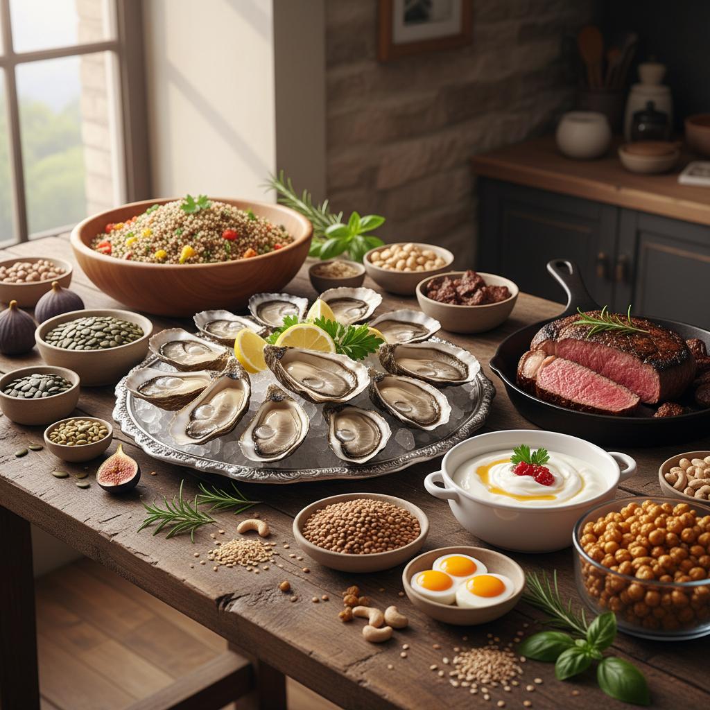 lebensmittel mit zink